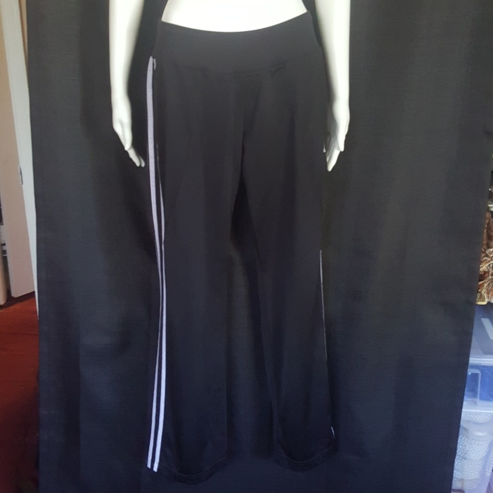 Adidas running pants, black, size small